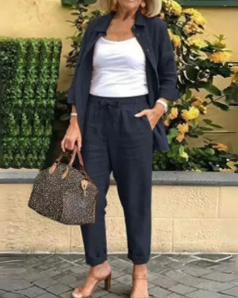 AIRENA - Shirt and Pants Set