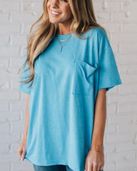 AIMEA - Raw Edge Boxy Tee