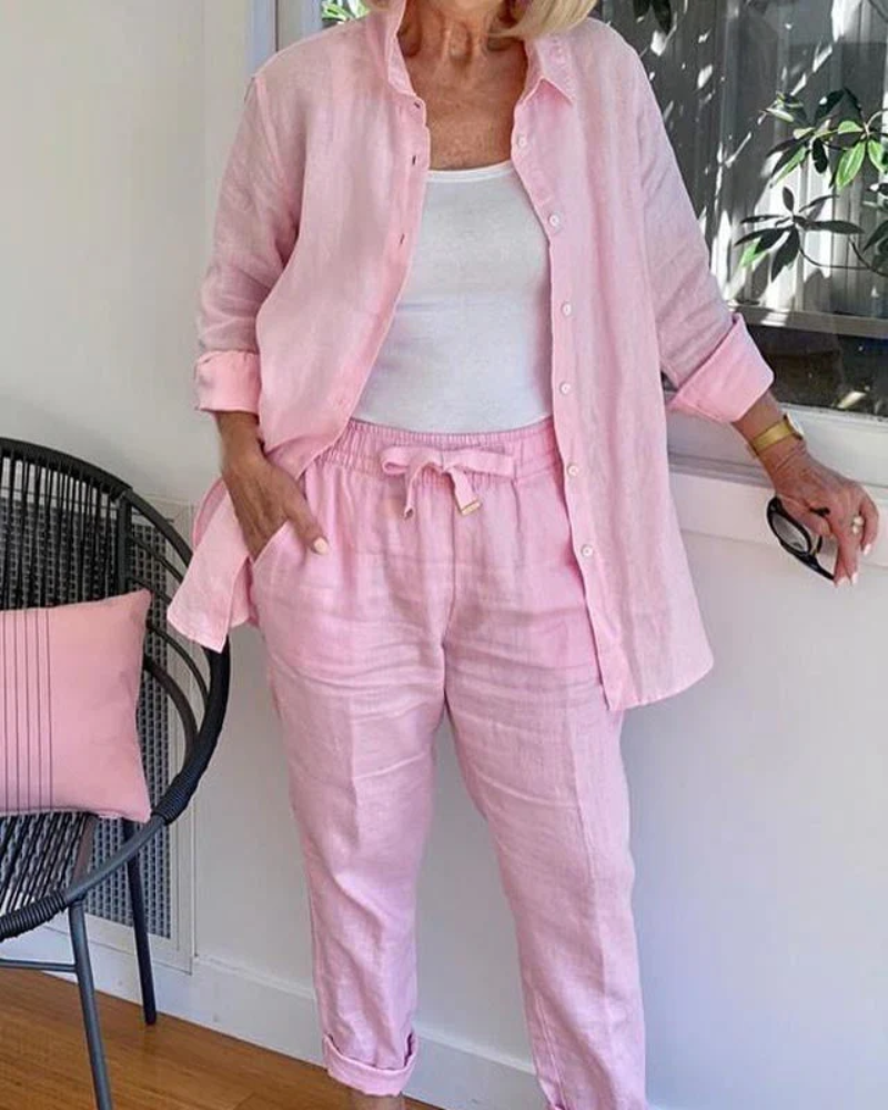 AIRENA - Shirt and Pants Set