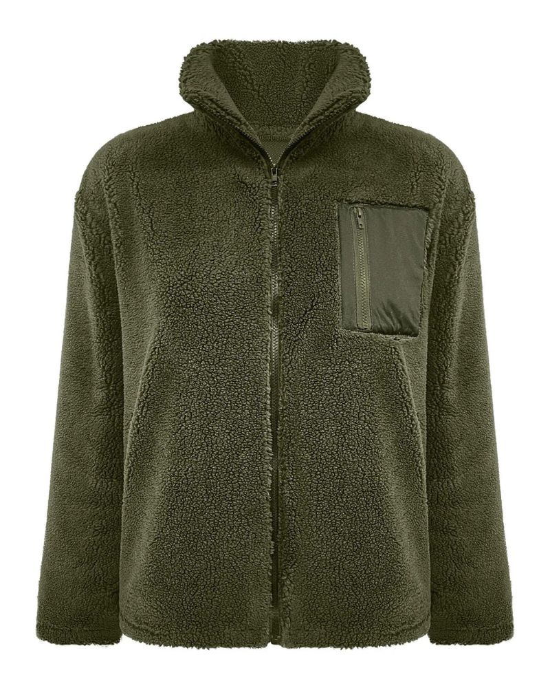 WIRILA - Casual Full Zipper Long Sleeve Jacket