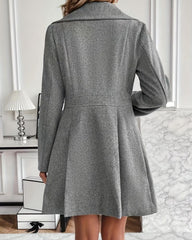 CARIS - PLEATED WOOL COAT