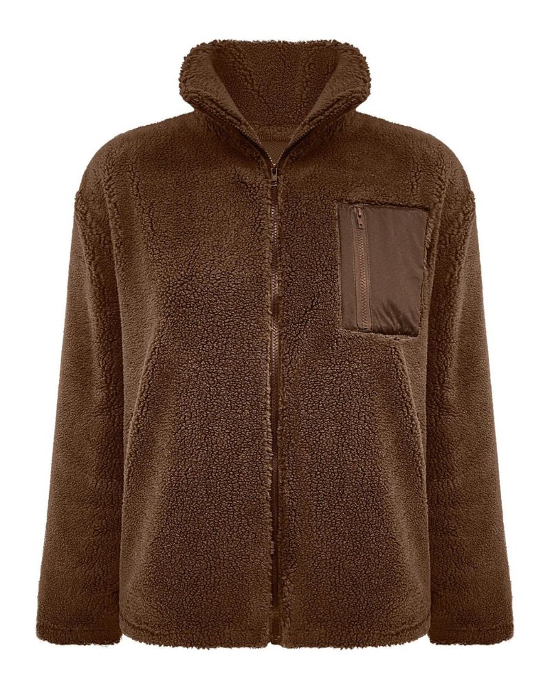 WIRILA - Casual Full Zipper Long Sleeve Jacket